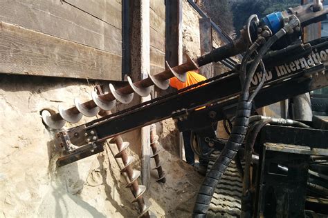 skid steer drilling holes|word rock skid steer attachment.